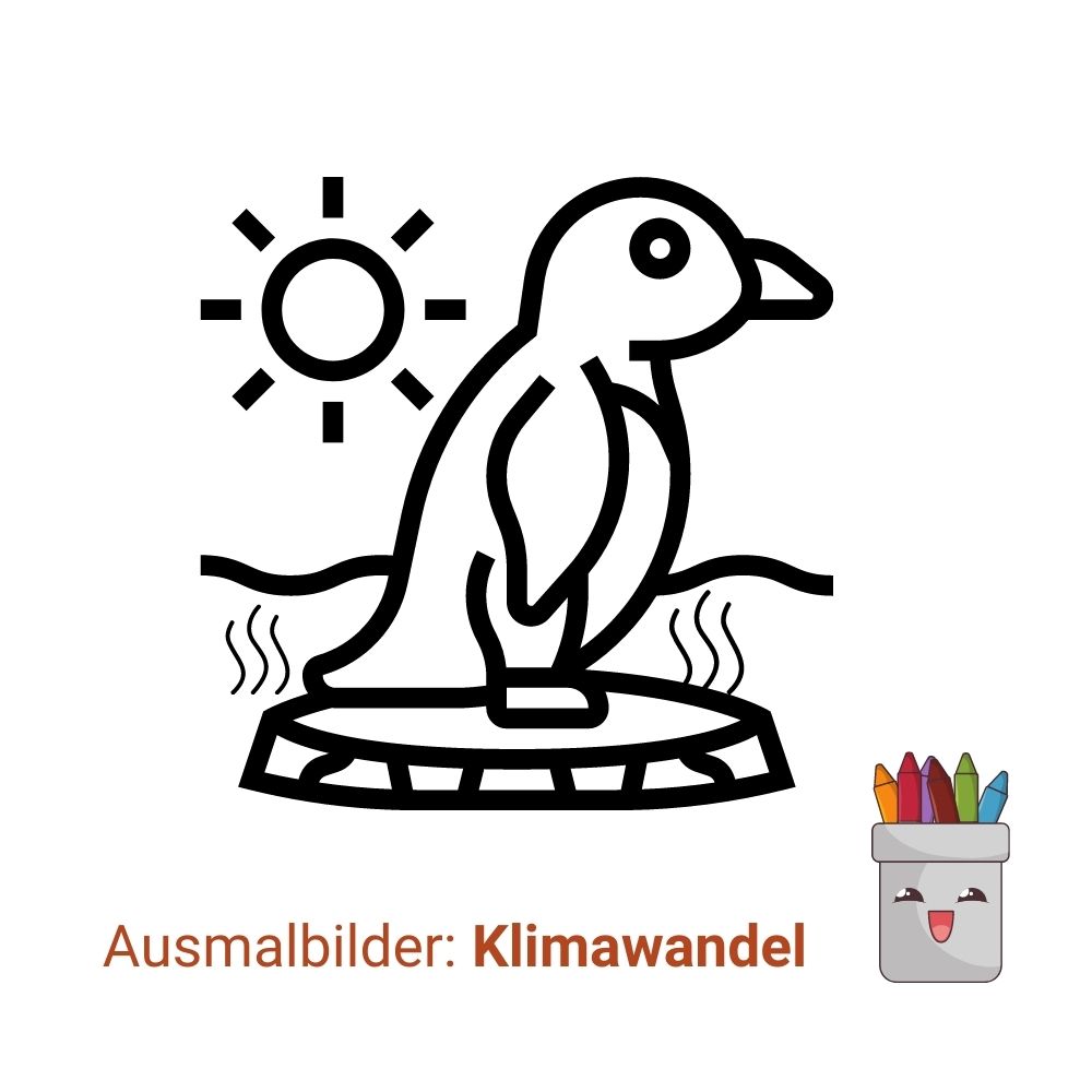 Ausmalbilder: Klimawandel