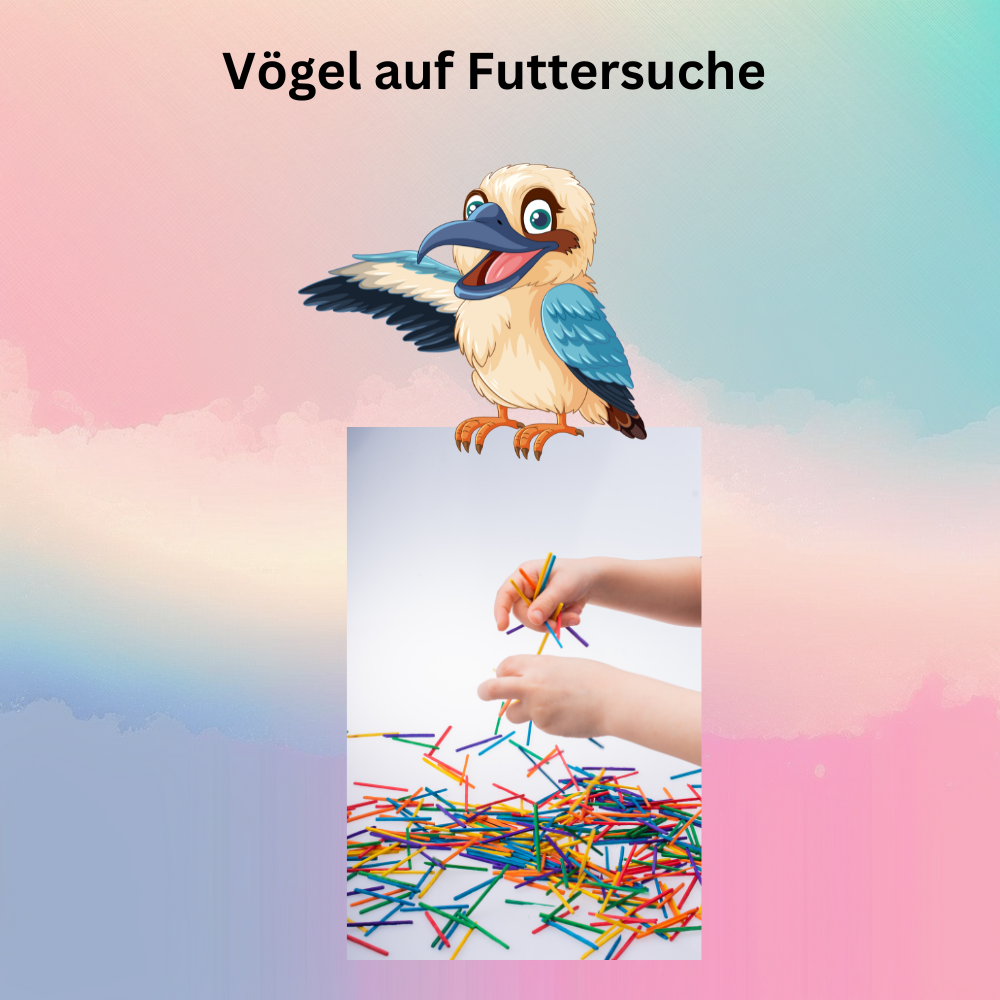 Vögel auf Futtersuche 