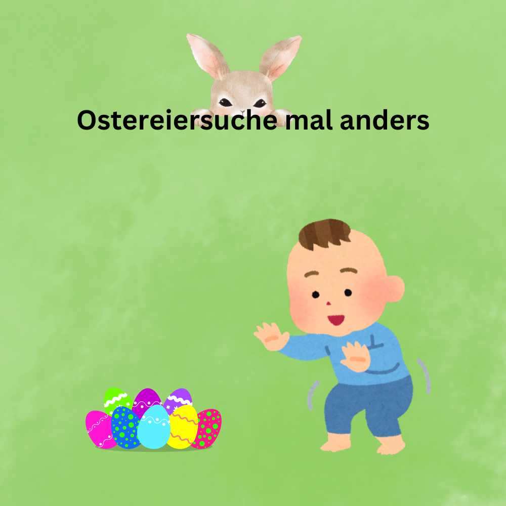 Ostereiersuche für die Kleinen